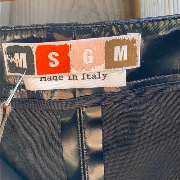 NEW MSGM Milano Vinyl pants - Picture 5 of 16